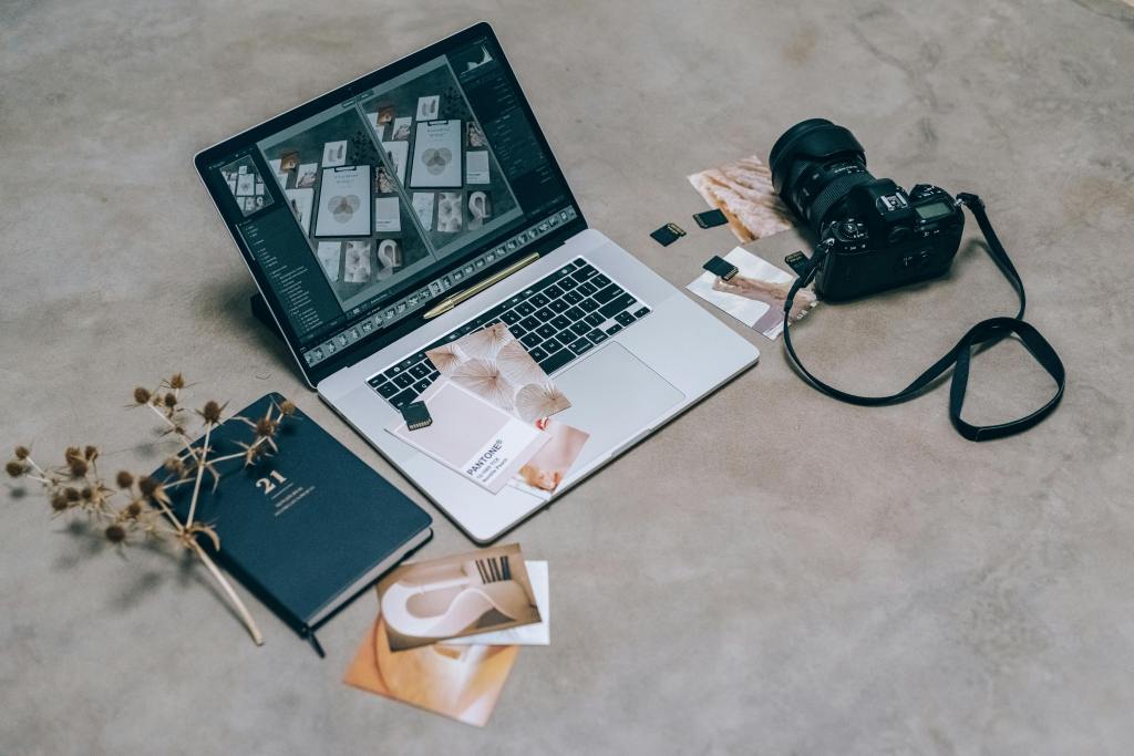 Collection of business tools and resources used for content creation and marketing